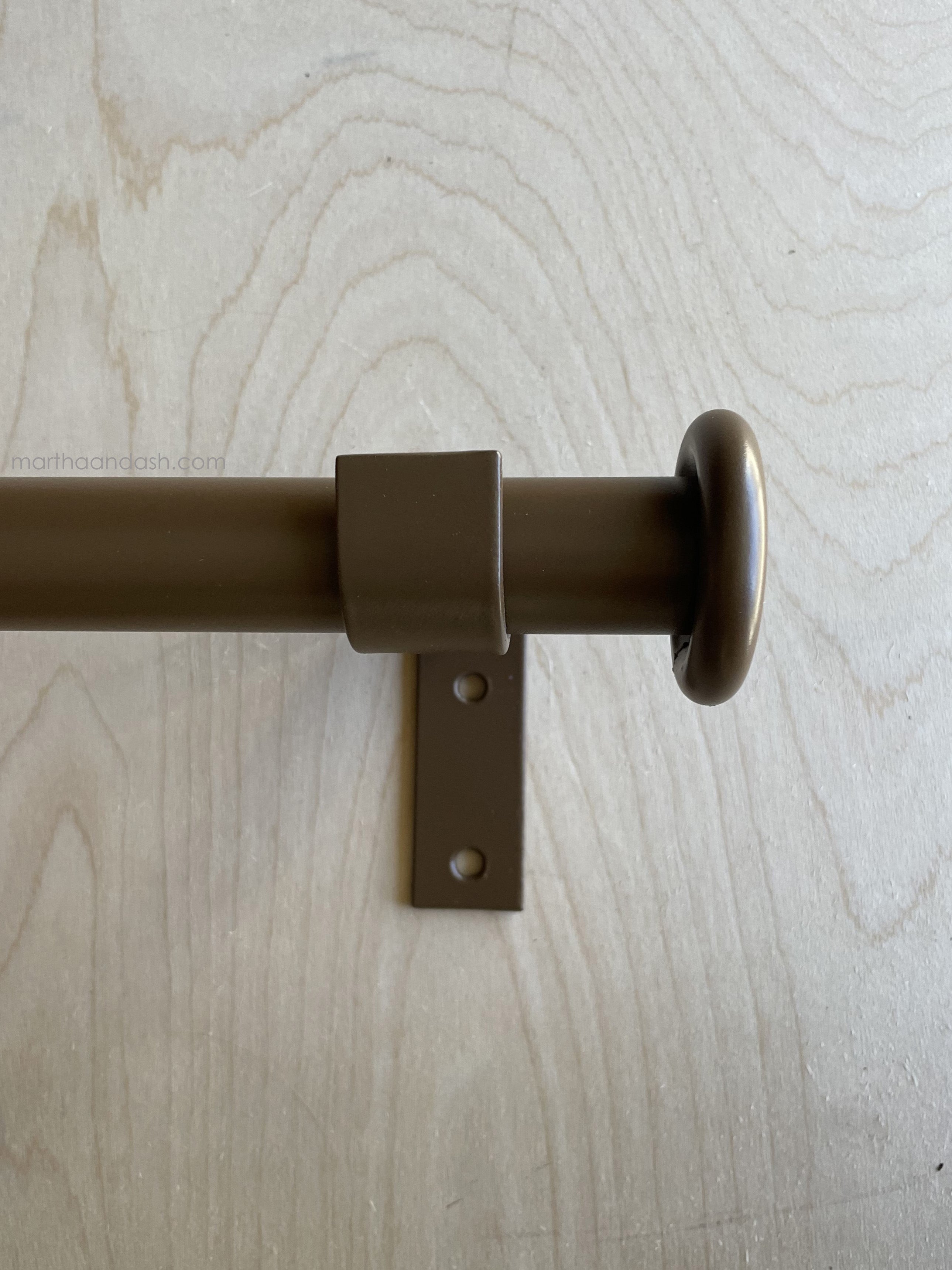 Straight Iron Drapery Rod - Light Brown (Build Your Own) – Martha & Ash