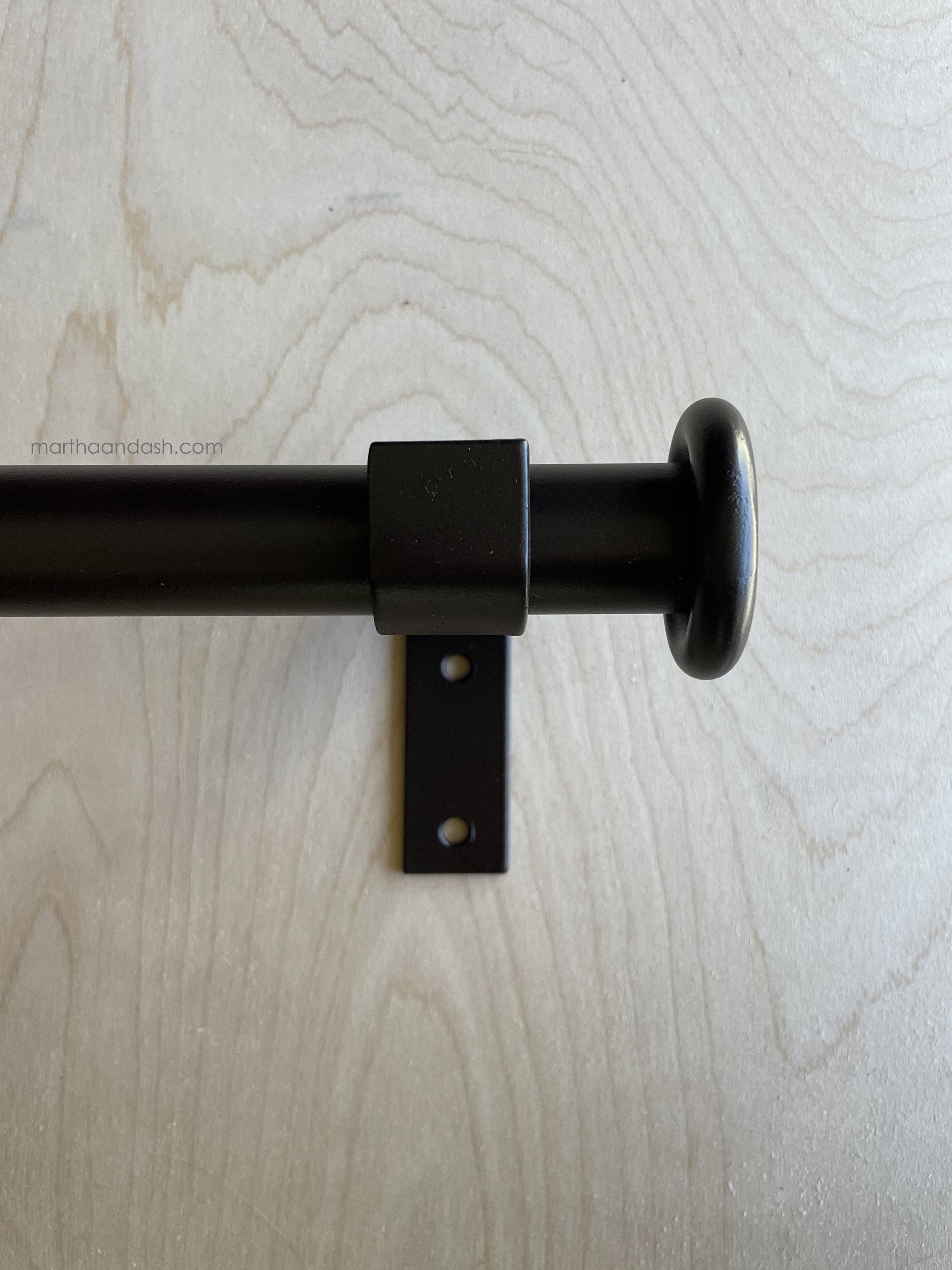 Straight Iron Drapery Rod - Dark Brown (Set) – Martha & Ash